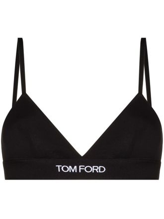 Tom Ford Reggiseno con logo - Nero