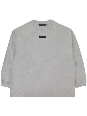 Fear of God T-shirt met logopatch - Grijs