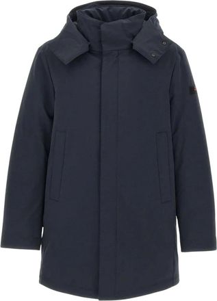 Peuterey Blauwe Winterjassen - Heren - Winterjassen - Blauw - S - Jassen