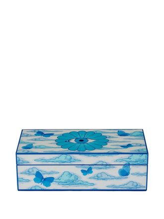 Jonathan Adler butterfly-motif decorative box - Blue