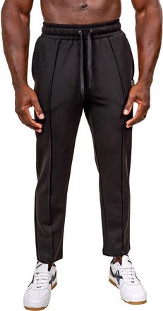 Maceoo Marthyr Stitched Crease Joggers in Black at Nordstrom, Size Xx-Large