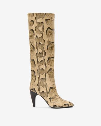 Isabel Marant Bottes Jany High - Femme - Sahara - Taille 36 - Isabel Marant