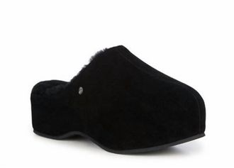 Emu Womens Nahn Slippers In Black/noir