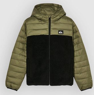 Quiksilver Scaly Reversible Kids Chaqueta verde