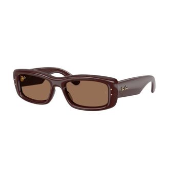 Ray-Ban unisex, Accessoires, Bruin, Maat: 55 MM Nylon