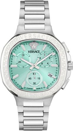 Versace Womens VEVCA0324 V Chrono Watch - Silver - One Size