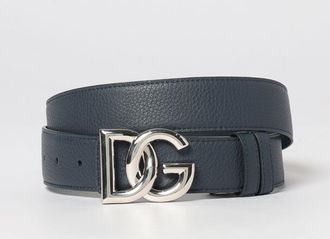Dolce & Gabbana Cintura reversibile in pelle di vitello con fibbia monogram DG
