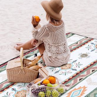 OEM Manta De Picnic Para Exteriores, 200 X 200 Cm, Manta De Playa, Impermeable, Resistente A La Arena, Port&aacute;til, Lavable, Esterilla De Playa, Ideal Para P