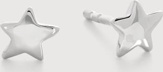 Monica Vinader Sterling Silver Star Stud Earrings