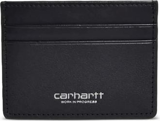 Carhartt Work in Progress leather card holder - men - Leather - One Size - Black