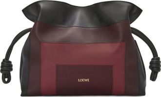 Loewe Flamenco medium bucket-tas - Zwart