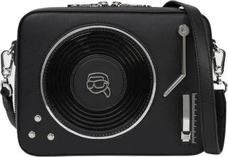 Karl Lagerfeld Ikon Novelty Turntable Bag - Dames - Schoudertassen - Zwart - ONE Size - Tassen