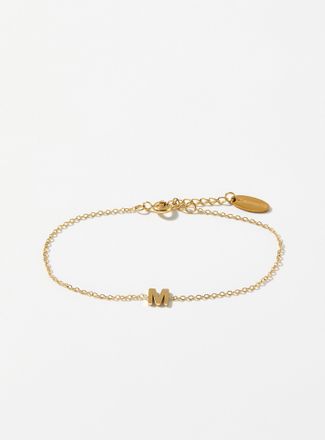 Simons Womens Alphabet character chain bracelet