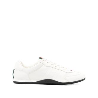 Gucci Web-detail Leather Sneakers