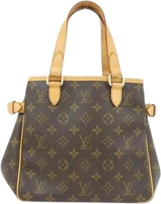 Louis Vuitton Pre-owned Handbags, female, Brown, Size: ONE SIZE Pre-owned Canvas Handbag