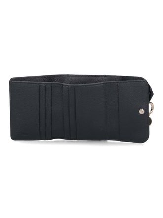 Chlo&eacute; Womens Chlo&egrave; Wallets Black Calf Leather