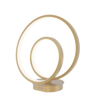 Luce-Ambiente-Design Lieve Table Lamp in Gold Aluminum 15w With Cct Switch
