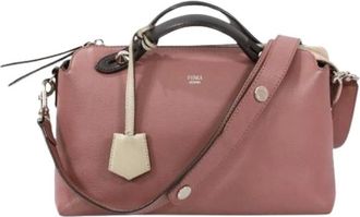 Fendi Pre-owned Vintage Schoudertas - Dames - Vintage Handtas - Roze - ONE Size - Leer - Vintage