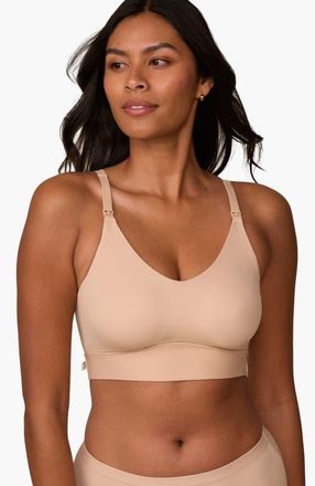 Harper Wilde Bliss Nursing Bralette in Beige at Nordstrom, Size 3X-Large