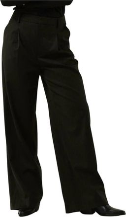 Gestuz Groene Kamarie Mw Broek Dames - Dames - Wijde Broeken - Groen - L - Broeken