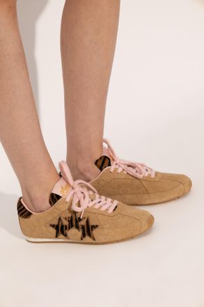 Amiri Zebra Pacific Flat Sports Shoes, Womens, Brown