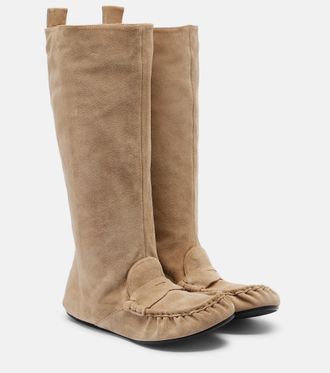 Acne Studios Suede knee-high boots