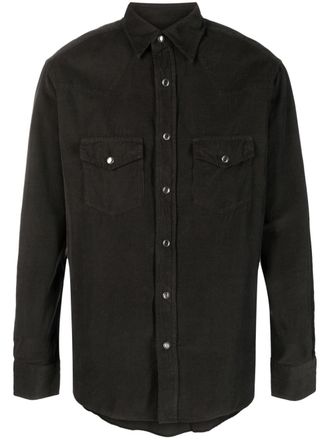 Tom Ford cotton long-sleeve shirt - Brown