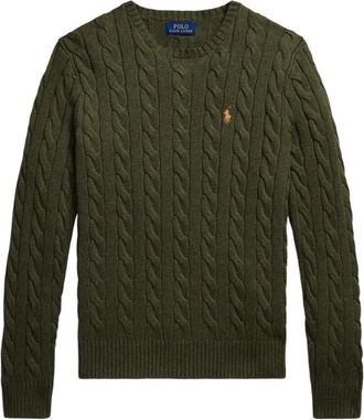 Ralph Lauren Long Sleeves Round Neck Rib Sweater