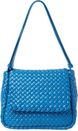 Bottega Veneta Small Cobble Shoulder Bag - Dames - Schoudertassen - Blauw - ONE Size - Leer - Tassen