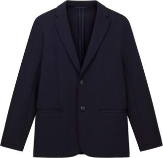 A|X Armani Exchange Enkelrijige jas met twee knopen - Heren - Blazers - Blauw - M - Katoen - Jassen