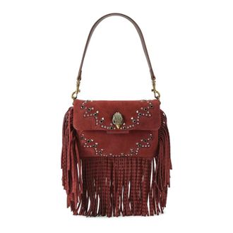 Kurt Geiger Tassen, Dames, Rood, ONE Size, Leer, Oxford Crossbody Tas
