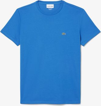 Lacoste Heren Pima Katoen T-Shirt (Blauw)