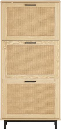 SoBuy Organizador Para Zapatos Estrecho Con 3 Solapas Zapatero De Entrada 60 X 24 X 127 Cm Madera Fsr155-n Sobuy Es