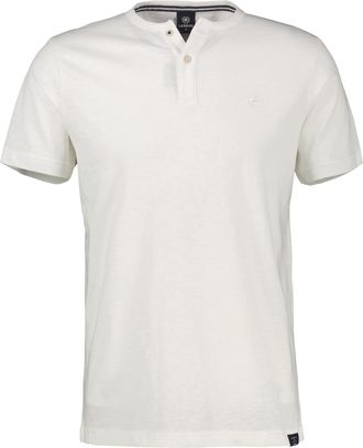 Lerros T-Shirt LERROS T-Shirt mit Rundhalsausschnitt, grosse Gr&ouml;ssen, Herren, Gr. 4XL, broken wei&szlig;, 100% Baumwolle, Rundhals, Shirts T-Shirt, Herren T-Shirt 