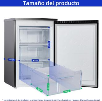 Cecotec Cecotec Congelador Horizontal 99l Bolero Coolmarket Chest 99p White E. Cesta Con Asas, Control Electr&oacute;nico Led