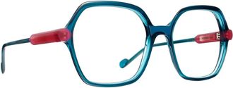 Caroline Abram Rosen Optisch Montuur - unisex - Brillen - Blauw - 52 MM - Accessoires
