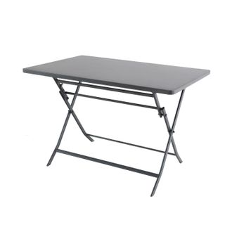 Hesperide Tavolo da giardino pieghevole 110x71x70 cm Greensboro grafite