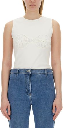 Magda Butrym T-shirt Crochet Bra