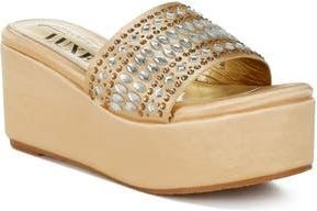 London Rag Batanga Platform Wedge Sandal in Gold at Nordstrom Rack, Size 10