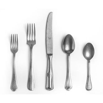 Mepra Original Vintage Flatware Set - 5 Pieces in Pewter Silver at Nordstrom