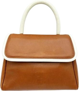 Fendi Pre-owned Vintage Handbag - Dames - Vintage Handtas - Bruin - ONE Size - Leer - Vintage