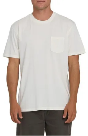 Billabong Essential Cotton Pocket T-Shirt in Off White at Nordstrom, Size Medium