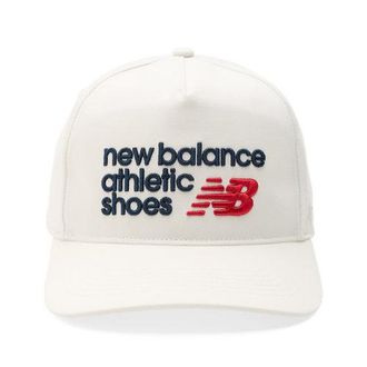 New Balance Unisex 47 Hitch NB Athletics in White/Blue Cotton Twill, size OSZ