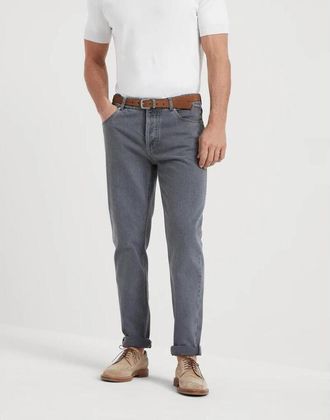Brunello Cucinelli Light Denim Jeans, Brand Size 54 (US Size 38)