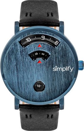 Simplify The 7000 Leather-Band Watch, 40 mm