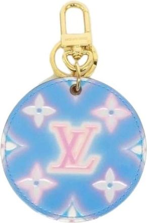 Louis Vuitton Pre-owned Jewellery, female, Blue, Size: ONE SIZE Pre-owned Vernis Keyring