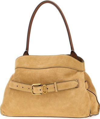 Marc Jacobs Womens Satchel Shoulder Beige Leather