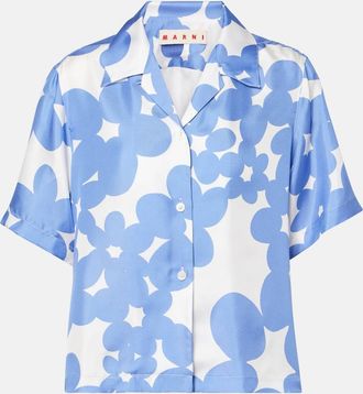 Marni Floral silk shirt