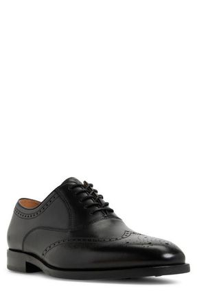 Brooks Brothers Macarthur Wingtip Oxford in Black at Nordstrom, Size 10