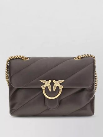 Pinko love puff shoulder bag chain strap quilted